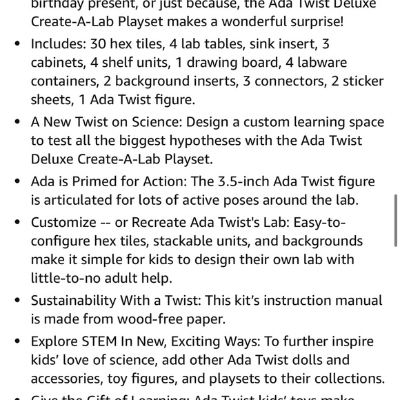 Just Play Ada Twist Deluxe Create-A-Lab Playset, STEM Toy Figures and Play-set. - Picture 9 of 9